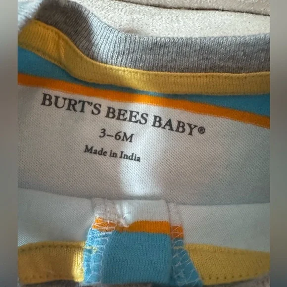 NWT Burts Bees onesie-romper - Picture 2 of 4